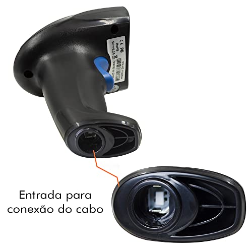 Haiz Leitor Scanner Código Barras Sem Fio 1d 2d Qr Code HZ-1100DW