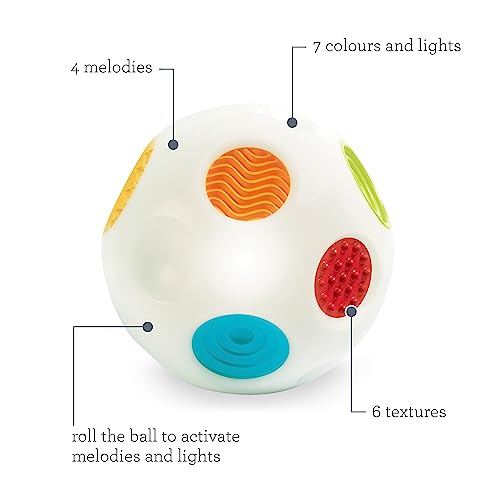 Infantino Sensory Sound and Light Activity Ball, 1 Stück (1er Pack)