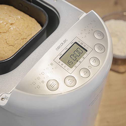 Cecotec Machine à Pain Bread&Co 1000 Delicious. Pains jusqu'à 1 kg 19 Programmes Automatiques 15 Heures Programmables Cuve qui convient pour un nettoyage au lave vaisselle - vue 4