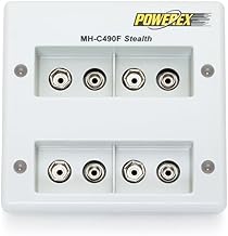 Powerex MH-C490F-DCW Worldwide 9-Volt Battery Charger with Car Adapter