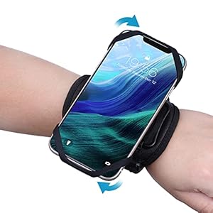 SenMore 360° Drehbares Sportarmband mit Airpod-Tasche