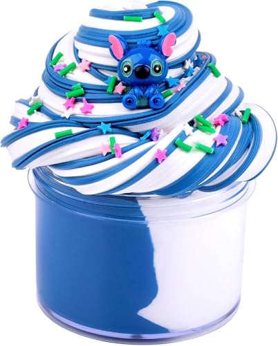 Generic Blue Butter Slime, Super Soft & Non-Sticky, DIY Slime Kit for Girls & Boys, Kids Party Favors, Toy