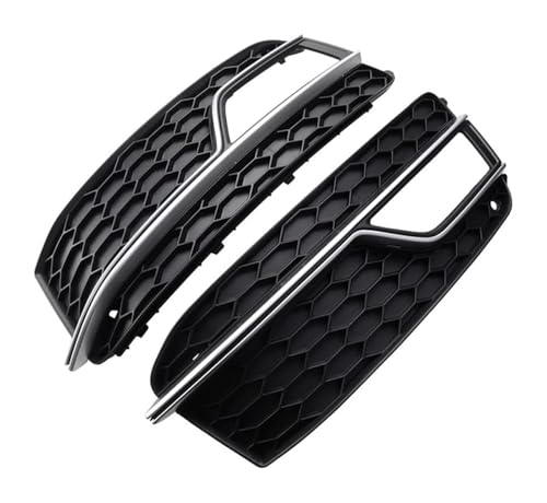 Grille Pare-Choc Avant Centrale et Couverture de Lampe Antibrouillard pour Rénovation Carrosserie