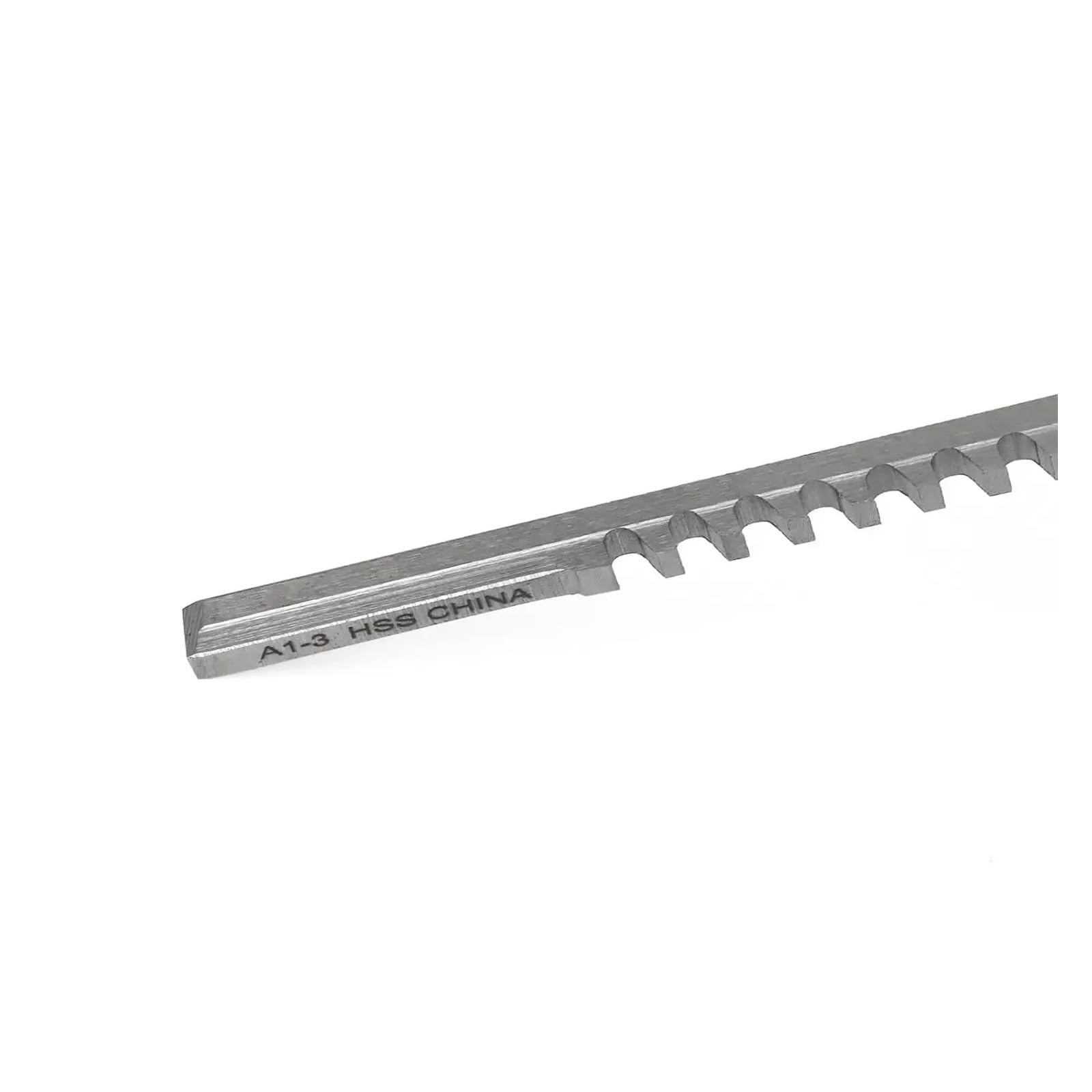 Broccia per chiavetta 2-18 mm A1/B1/C1/D1/E1 Tipo a Spinta, Misure metriche, in Acciaio rapido, Utensili per chiavetta per tornio CNC (A1-3 mm)