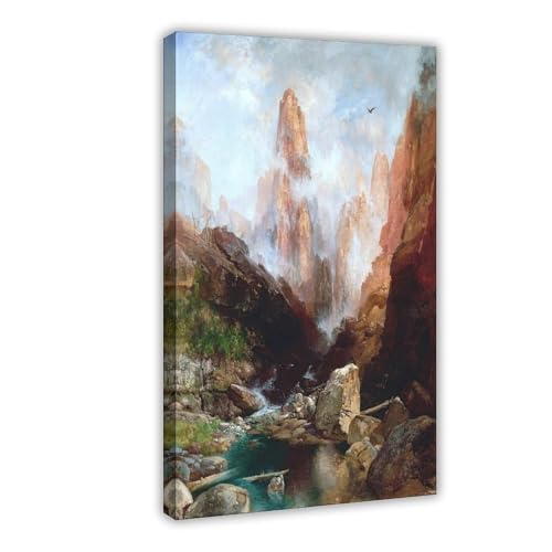 Impression toile Mist in Kanab Canyon Utah cadre suspendu déco salon l x L