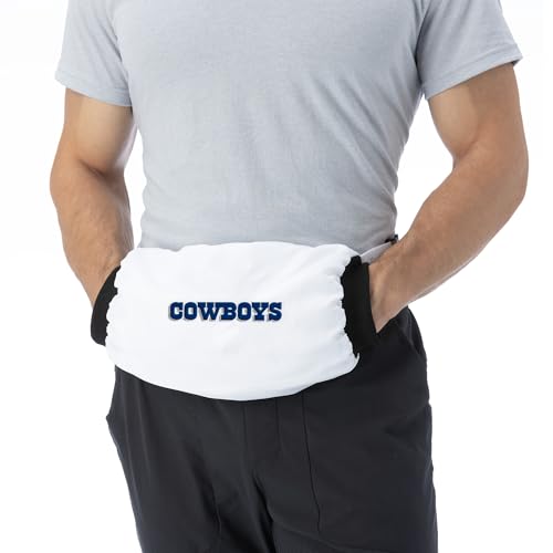 Northwest NFL Football Thermal Plush QB Player Handwarmer with Adjustable Strap, Dallas Cowboys