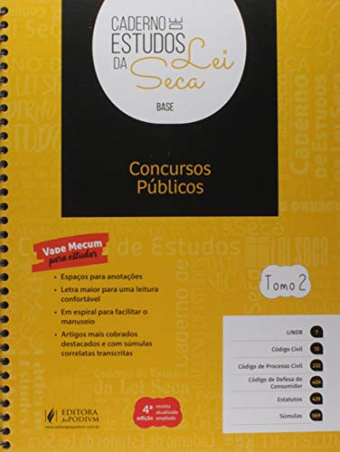 Caderno de Estudos da Lei Seca Concursos Públicos