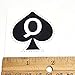 Queen of Spades Temporary Tattoo: 5-piece Temporary Tattoos