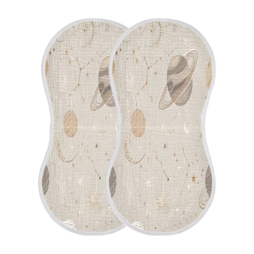 Kigai Purple Flower Baby Burp Cloths Extra Soft and Absorbent Burping Rags Cotton Burping Clothes Baby Washcloths for Newborn Boys Girls - 1 Pack2