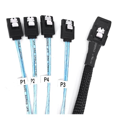 Cable M1ni S/AS SFF-8087 a 4 SATA 12Gbps para servidor miniatura 5