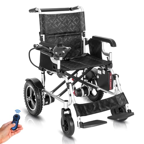 Image of KosmoCare Duramate Light Electric Wheelchair for Elderly & Disabled | Foldable Power Wheelchair with 24V 10Ah Lithium Battery, 250W Motor | 20km Range, 360 Joystick & Bluetooth Remote Wheelchair | Air Travel Friendly