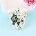 10pcs Set De Silicona De Perrito Lindo Llaveros Animales Divertidos Dibujos Animados...
