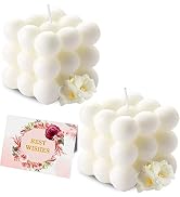 Scented Bubble Candles Gifts Set for Women, Large Candles for Home Decor Scented, 2 x 5.4 oz Soy ...