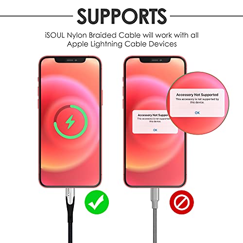 ISOUL Cavo caricatore USB C a Lightning per