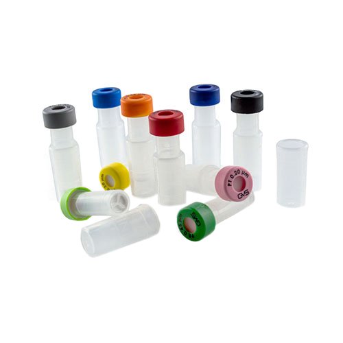 GVS MV32ANPPT004CC01 SEPARA Syringeless Filter Vial, 0.45 µm, Red, PTFE (Pack of 100)