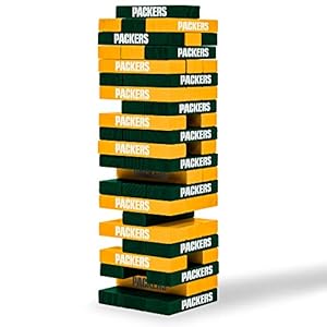 Wild Sports NFL Green Bay Packers Table Top Stackers 3″ x 1″ x .5″, Team Color