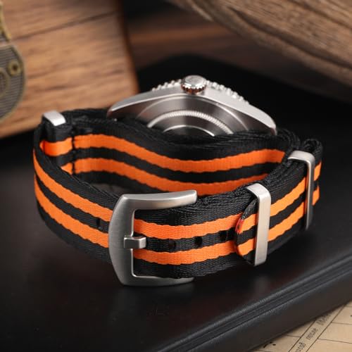 Image of watchdives Nylon Watch Band 20mm 22mm Multicolor Replacement Watch Straps for Men Women