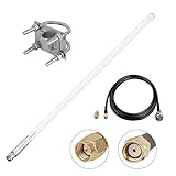 Nelawya 5.8dBi LoRa Antenna N Type Male LoRawan Antenna with 10ft Ultra Low Loss KMR200 Coaxial...
