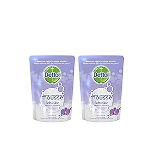 Dettol Handzeep Zachte Mousse – Navulling Magic Foam – Orchidee & Vanille – 250ml x2