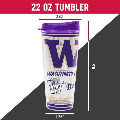 Image of Rico Industries NCAA College Double Wall Mayhem 16oz Or 20oz Tritan Tumbler W Lid