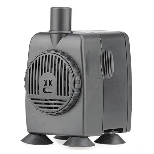 Pontec 57507 PondoCompact 600 - Outdoor-Statuenbrunnenpumpe / kompakte Brunnenpumpe für Fontänen und Wasserspiel, Grau