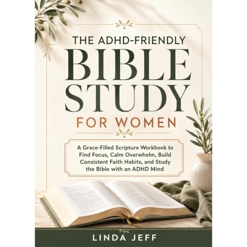 The ADHD-Friendly Bible Study for Women Audiolibro Por Linda Jeff arte de portada