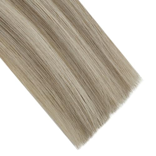 Image of Full Shine Sew In Hair Extensions Real Human Hair, 20 Inch 105G