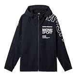 [ムーブスポーツ] クロス デサント 【ACTIVE SUITS】 HEATNAVI ソフトシェル フーディー クロスジャケット 石川祐希着用 快適 動きやすい ストレッチ 保温 トレーニング ランニング ウォーキング メンズ ST5FJK22M NV00(ST5FJK22M)