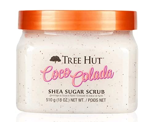 image for Tree Hut Shea Sugar Body Scrub, Watermelon, Coco Colada,18oz, 2PK, Wit
