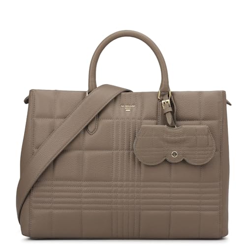 Image of Da Milano Leather Book Tote for Women (01940)