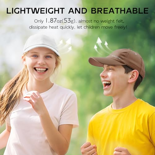 Sukeen Kids Sun Hats for Girls Boys Quick Drying Baseball Cap Lightweight Sun Protection Hat for Outdoor Activity2