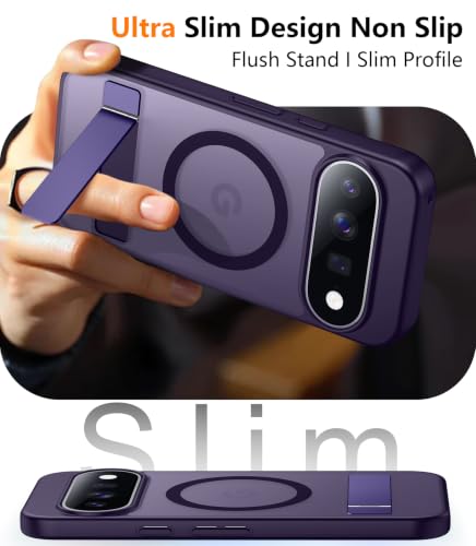 Image of SPIDERCASE Magnetic for Google Pixel 11 Case,with Stand,Purple