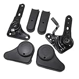 Xiuganpo Auto Seat Recliner Handle, Steel Back Hinge 0-150 Degree Adjustable Right Side Toothed Plate for...