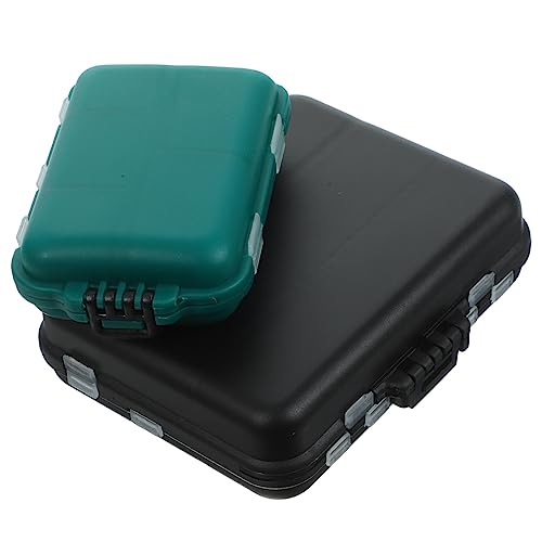 NAMOARLY 2Pcs Fishing Organizer Durable Storage Holder for Outdoor Fishing Gear Lightweight Convenient Dual Sided Design for Easy Access to Accessories