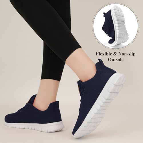 Image of Alicegana Sneakers for Women Walking Shoes: Lightweight Non Slip Comfortable Womens Shoes Footwear for Tennis Casual Work Travel