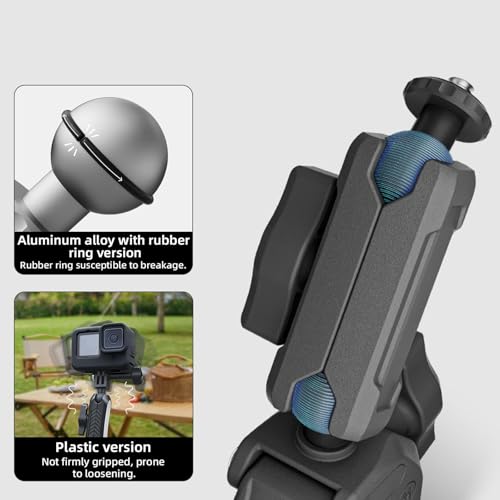 Support de serrage réglable à 360° en métal contre les vibrations - 6