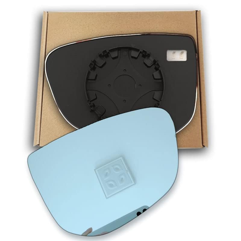 QUARKZMAN Verre De Rétroviseur Droit De Remplacement Avec Plaque De Support Chauffant En Verre Blanc Pour Audi A1 2010-2019