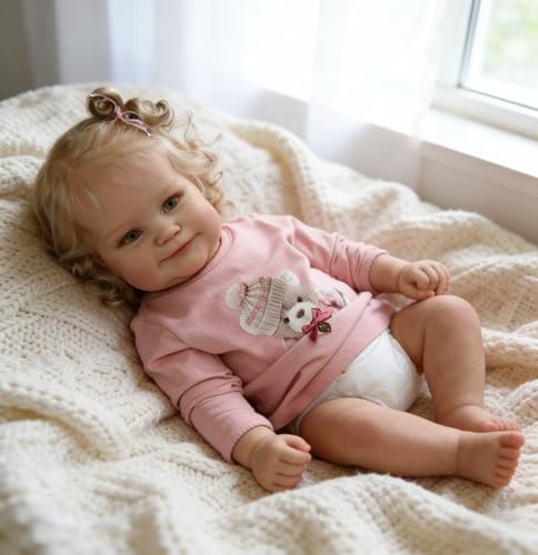 Muñeca Reborn Realista Bebé Niña 20 Pulgadas miniatura 5