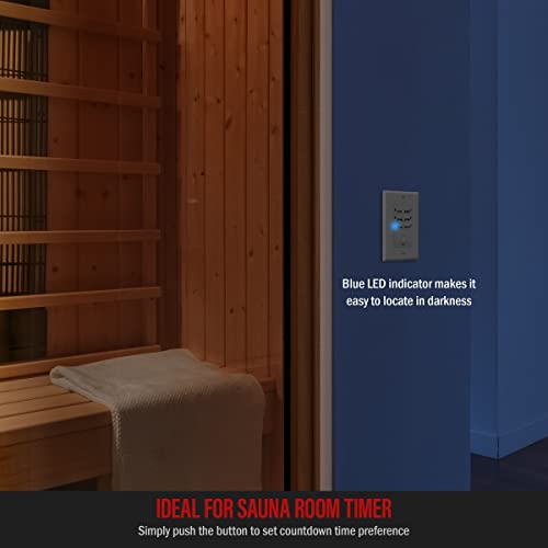 Image of ENERLITES 4-Hour Neutral Countdown Timer Switch for Exhaust Fans