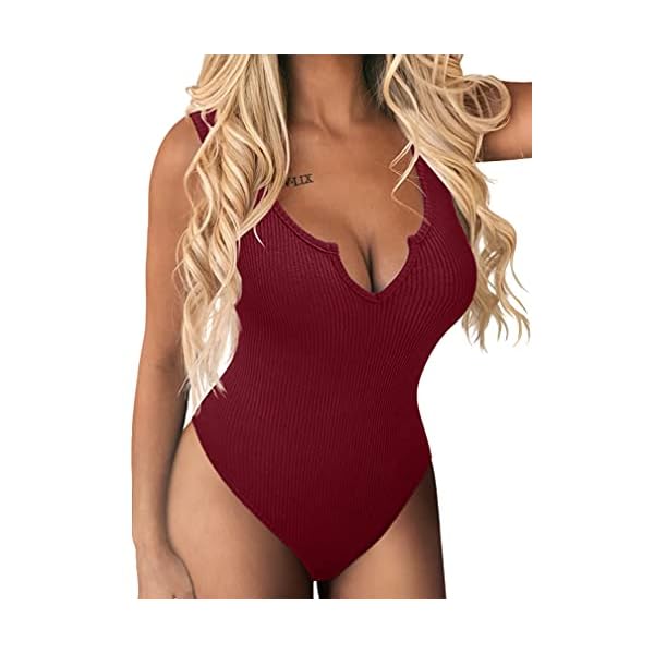 XXTAXN-Womens-Sexy-Sleeveless-V-Neck-Racerback-Ribbrd-Tops-Leotard-Bodysuit XXTAXN Women's Sexy Basic Sleeveless Round Neck Bodycon One Piece Bodysuit