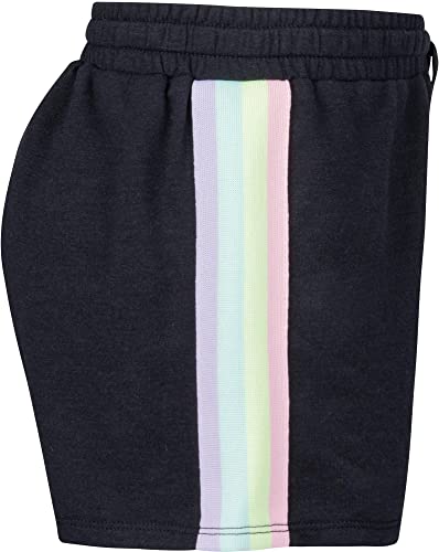 Nike Girl's French Terry Shorts (Toddler/Little Kids) Black 6X Little Kid3