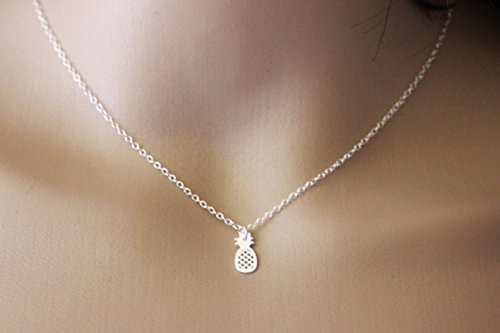 Collier argent massif ananas, le cadeau idéal symbolisant l'hospitalité - 6