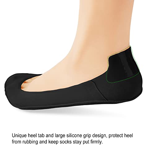Image of No Show Socks Womens Liner Ultra Low Cut Non Slip Invisible Socks for Flats
