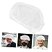 MAGICLULU 100Pcs Disposable Non Woven Hair Nets for Food Service Mesh Caps for Chefs Hair Protection Easy to Wear and Remove Suitable for All Head