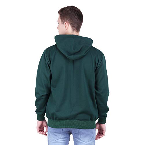 Image of Men's Cotton Hooded Neck Hoodie