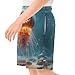 TSENQUE Pumpkin Jellyfish Toddler Boys Casual Shorts Fashion Sweat Shorts Funny Kids Sleepwear 14-15