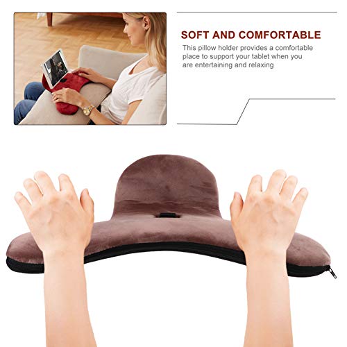 VILLCASE Suporte de Travesseiro para Tablet Suporte de Telefone Macio Com Proteção de Pulso E Almofa