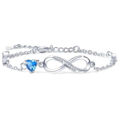 Regalo di Natale per le donne: questo bracciale da donna in argento 925 è un gioiello alla moda unico e sincero che viene splendidamente confezionato. Ogni gioiello viene fornito in una bella scatola regalo, ideale per San Valentino, compleanno, anniversario, festa della mamma, regali di Natale per fidanzata, fidanzamento o matrimonio.