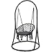SUNCREAT Indoor Hammock Swing Chair with Stand, Hanging Chair Outdoor with Stand, 330 lbs Capacity, Patent Pending, Grey