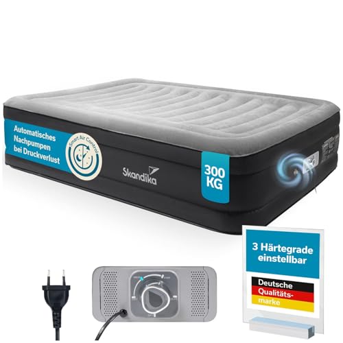 Skandika Doppel Luftmatratze Sveja Premium | aufblasbare Matratze für 2 Personen, selbstaufblasend, mit Pumpe, einstellbare Härte mit Smart Air Control, ohne Nachpumpen | Luxus Luftbett, Gästebett Skandika Doppel Luftmatratze Sveja Premium | aufblasbare Matratze für 2 Personen, selbstaufblasend, mit Pumpe, einstellbare Härte mit Smart Air Control, ohne Nachpumpen | Luxus Luftbett, Gästebett